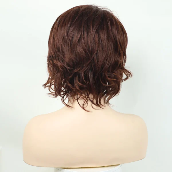 افضل باروكة شعر طبيعي قصيرةكثافة طبيعية