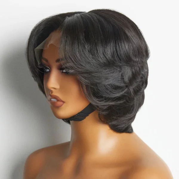 افضل باروكة طبيعية قصيرة كثافة طبيعية