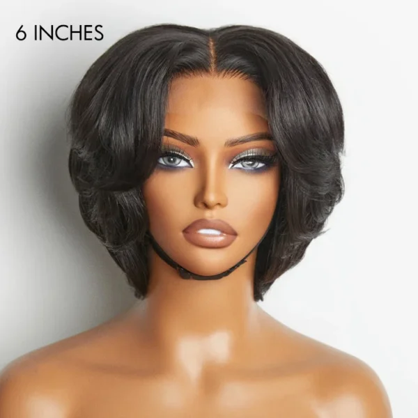 افضل باروكة طبيعية قصيرة كثافة طبيعية