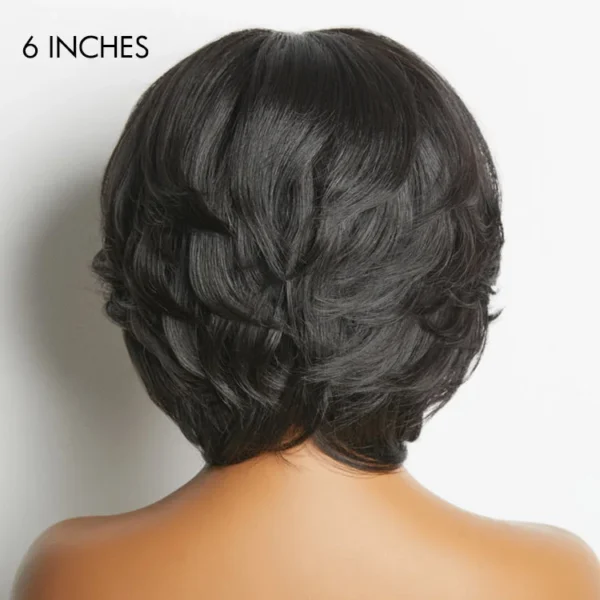 افضل باروكة طبيعية قصيرة كثافة طبيعية