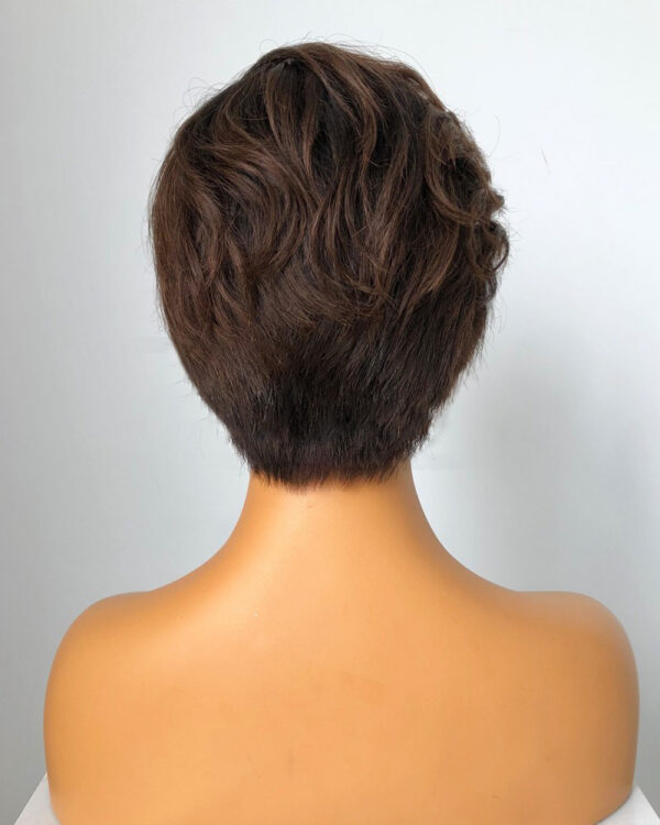 افضل باروكة شعر طبيعي قصيرةكثافة طبيعية