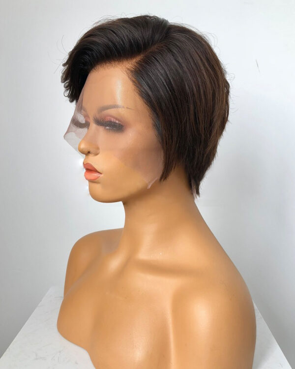 افضل باروكة شعر طبيعي قصيرةكثافة طبيعية