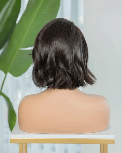 افضل باروكة شعر طبيعي قصيرةكثافة طبيعية