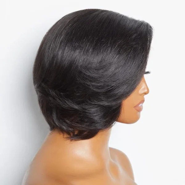 افضل باروكة طبيعية فروة HD قصيرة كثافة طبيعية