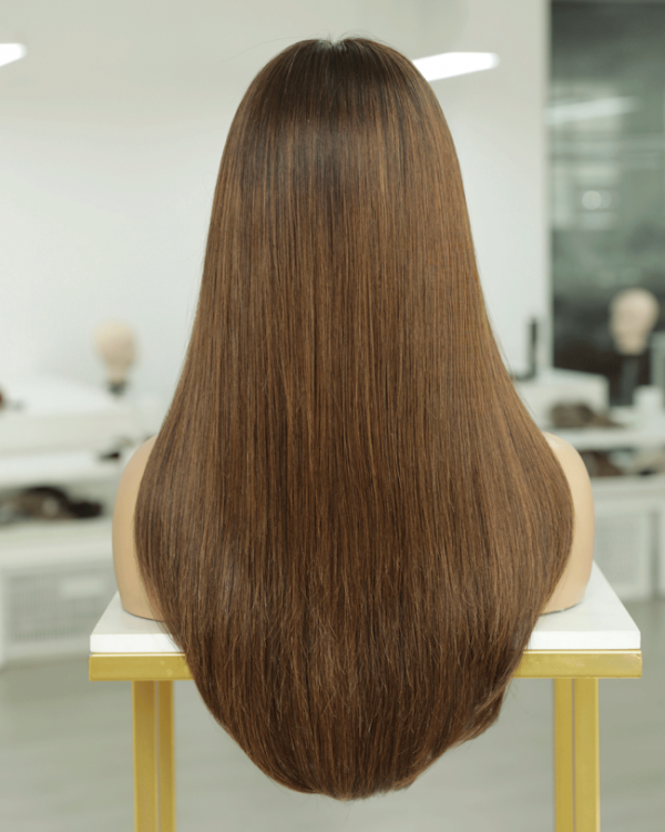 باروكة جوانا طبيعية فروة HD كثافة عالية