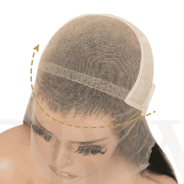 باروكة لين شعر طبيعي فروة HD كثافة طبيعية