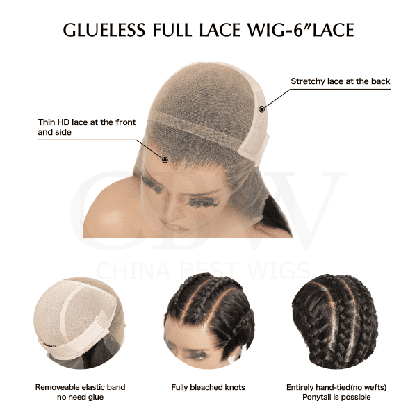 باروكة لين شعر طبيعيفروة HD كثافة طبيعية