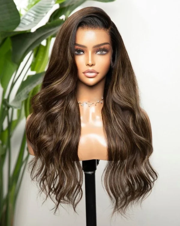 افضل باروكة طبيعية فروة HD كثافة عالية