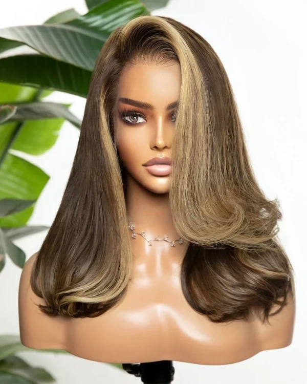 افضل باروكة طبيعية فروة HD كثافة عالية